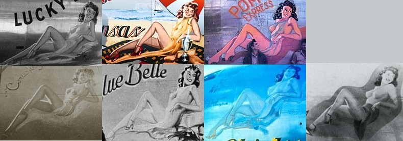B-29 Lucky Lady, B-24 Pom Pom Express, B-26 Miss Arkansas
Couchez Avec...?, PB4Y Blue Belle, B-29 Slicks Chicks
